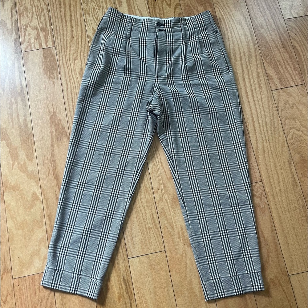 ZARA F/W 2018 Collection 04 Houndstooth Slack Pants USA size 31